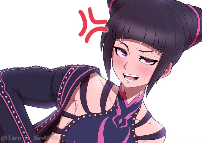 ジュッ‼︎
 #格ゲーキャラ描こうぜ #StreetFighter  #ストリートファイター 
#Jurihan #ハン・ジュリ 