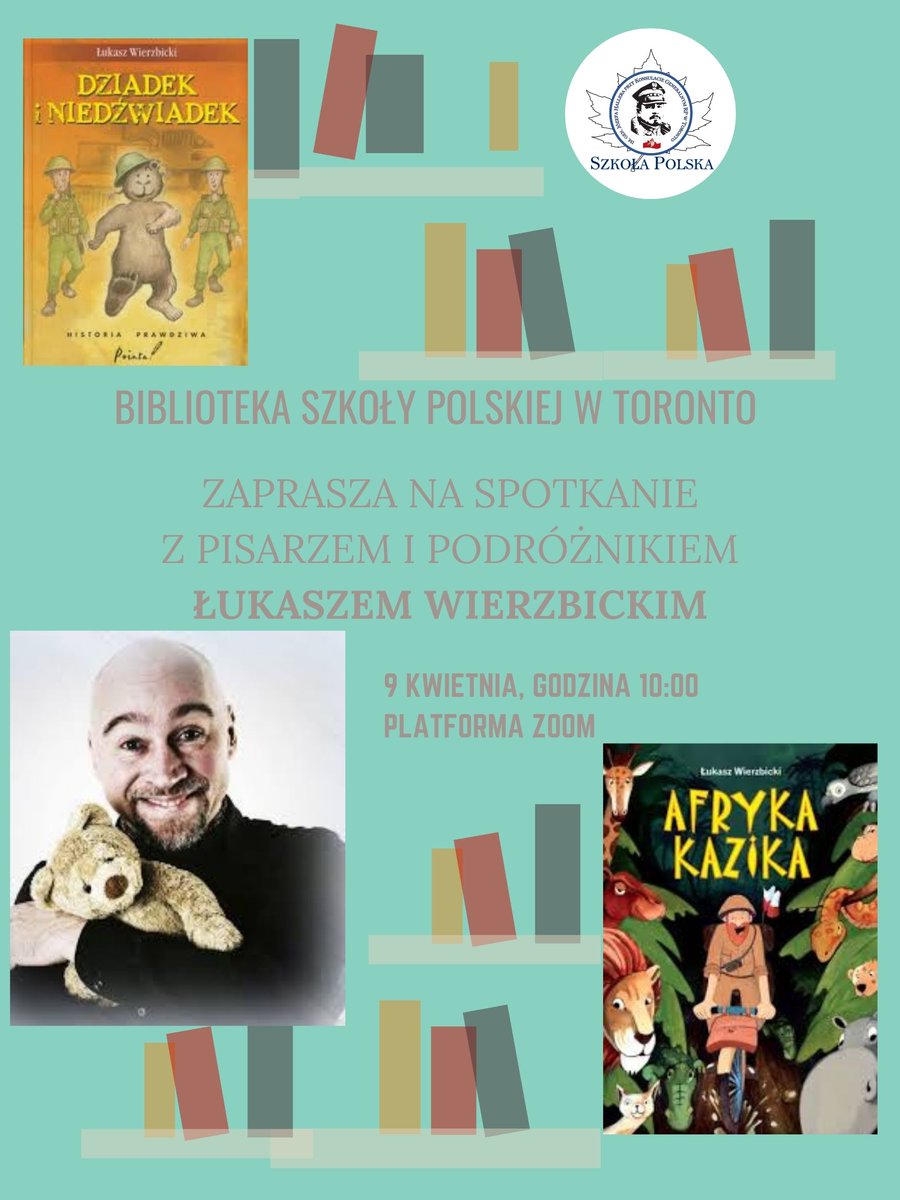 SPToronto2's tweet photo. BIBLIOTEKA SZKOLNA ZAPRASZA NA SPOTKANIE Z AUTOREM https://t.co/AdYzOWXApb