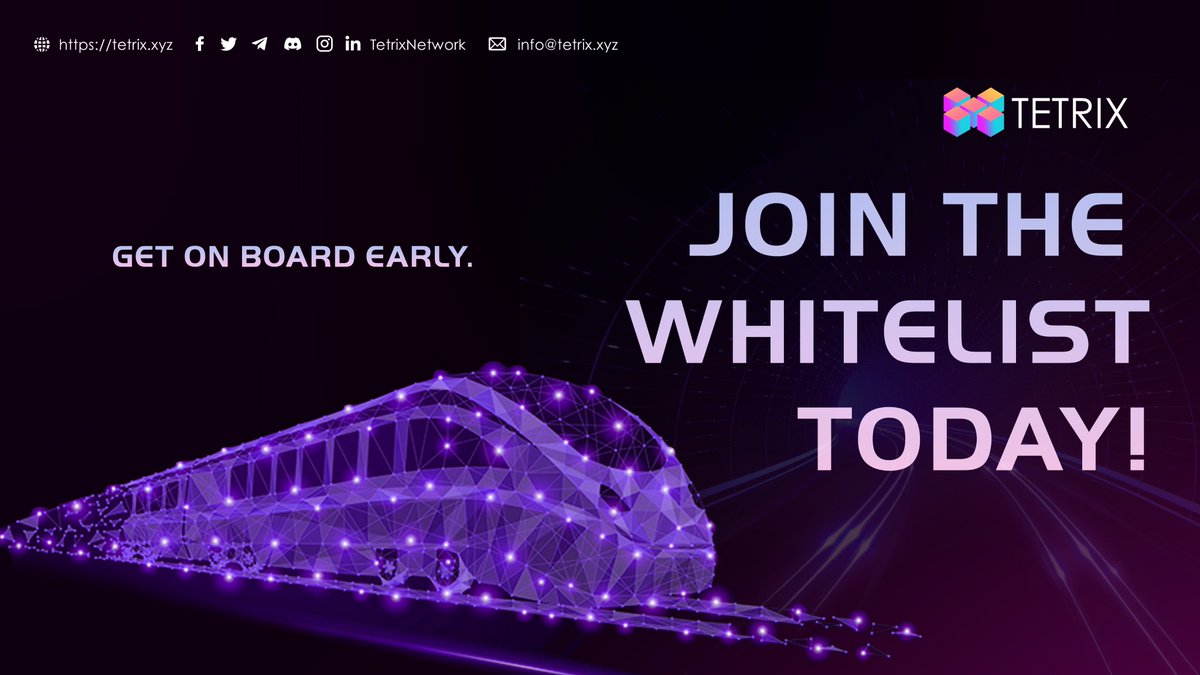 TetrixNetwork's tweet image. Blockchain projects can benefit from each other. 

Tetrix is a project that aims to create this environment, by bridging the gap among blockchain projects.

Be an early member of this community. Join our whitelist at tetrix.xyz 

#blockchainproject #blockchaintech
