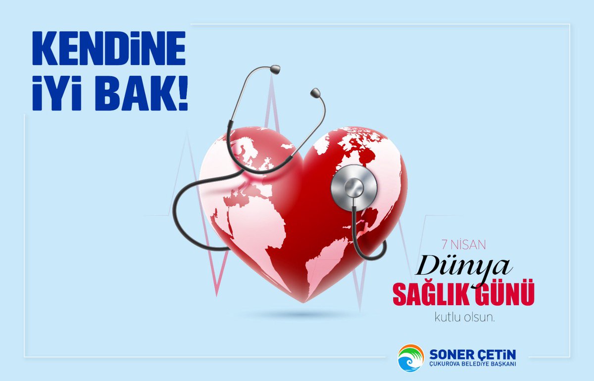 cukurovabldtr's tweet photo. Toplum sağlığı için fedakarca çalışan ve bu önemli görevi zorlu şartlar altında yerine getiren tüm sağlık çalışanlarımızın #DünyaSağlıkGünü kutlu olsun. https://t.co/WKfY8abURG