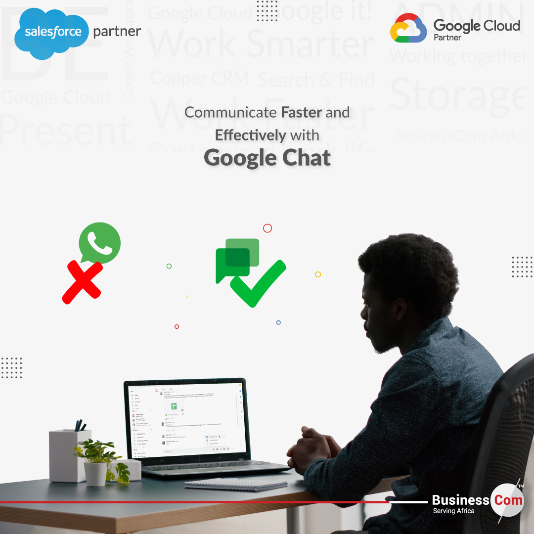 BusinessCom_KE's tweet photo. How safe is your company data?
https://t.co/fA1DOH4Jdj

Did you know using apps like #WhatsApp, though great for convenience and information sharing poses the risk of ‘outside distribution’ of sensitive/important company data? Switch to Google Chat and secure your data https://t.co/IbPoajnCtf