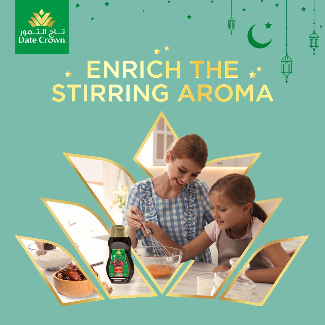 DateCrownUAE's tweet photo. Enrich your baking's aroma this Ramadan with nature's own sweetener. 😋
#DateCrown #Dates #EnrichEveryDay #Ramadan https://t.co/FAXUjDBbjs
