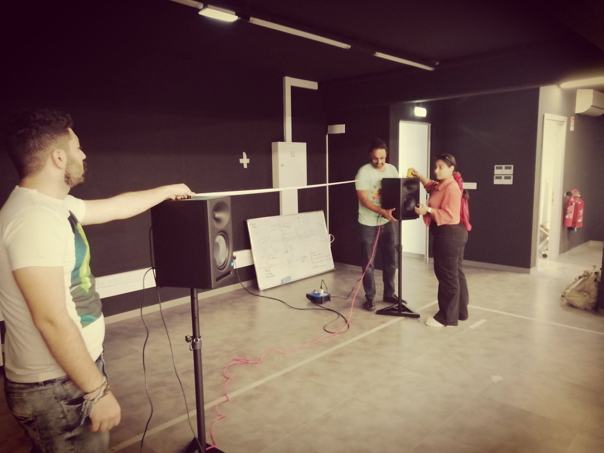 Getting ready for the octophonic concert😍😍