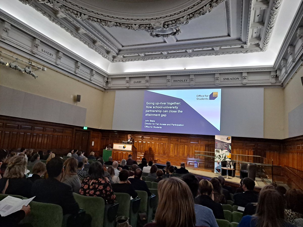 BeckyFrancis7's tweet photo. Delighted to be at @officestudents event focused on supporting the attainment of socially disadvantaged students #OfSInsights, listening to @johndavidblake https://t.co/BoSJN444xx