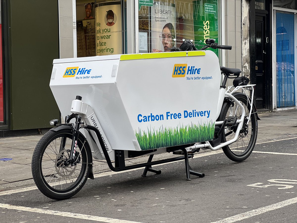 Businesses in Islington are working out better ways of working.

With safe routes, deliveries are transitioning to being Carbon Free.

Outstanding work @HSSHire!