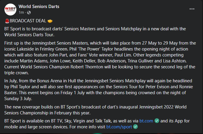 Darts World Legacy tweet media