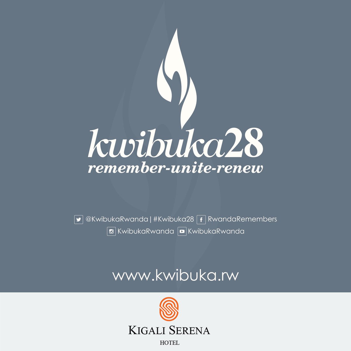 Remember - Unite - Renew
#Kwibuka28