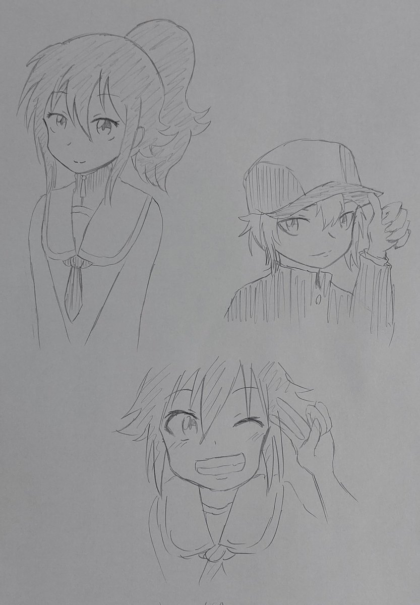 明日、またね。主人公ズ2022
リハビリ落書きです 