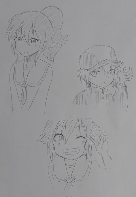 明日、またね。主人公ズ2022
リハビリ落書きです 
