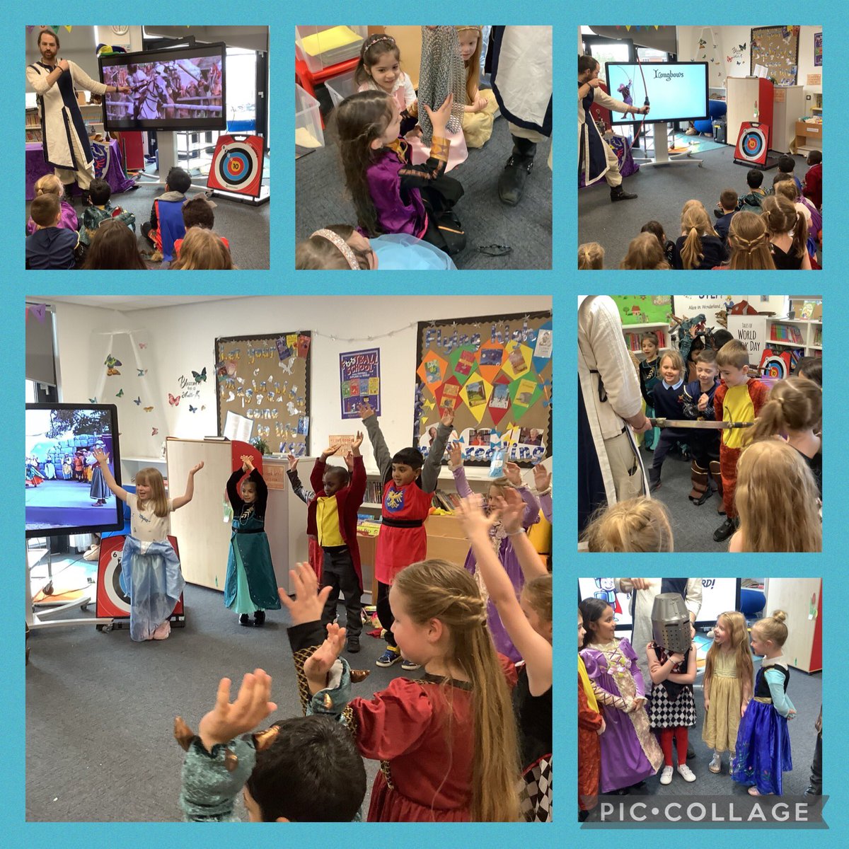 MissFowler1705's tweet photo. The children loved Castles and Knights day. They learnt lots of interesting facts! 🏰 🤴🏼 👸🏽 @MissWrigley1 @MissRichardsYR1 @DanTasticEdu @InspireHistory @Inspire_Ashton https://t.co/XApiwSW0TK
