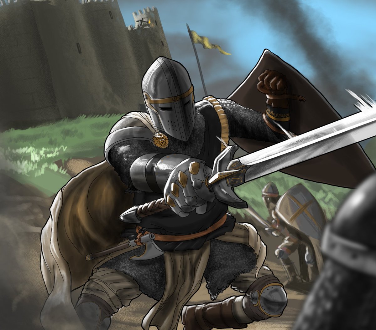 crypto_medieval's tweet photo. Imagine controlling a territory and an army willing to give their lives for you?

by @joaoserranoart

#NFTGiveaway #PlaytoearnGames #SolanaGiveaways #OpenSeaNFT https://t.co/S0yB504zOg