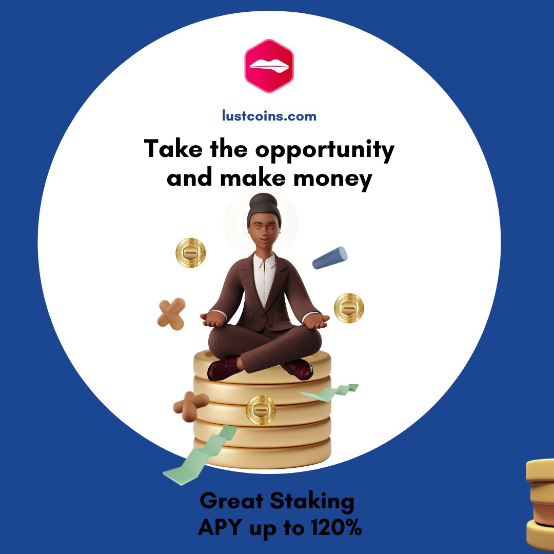 LustCoins's tweet photo. Take the opportunity and make money 💵 #lustcoins #makethemoney #staking #greatstaking #greatopportunity #cryptocurrency https://t.co/wBeWZiDbin