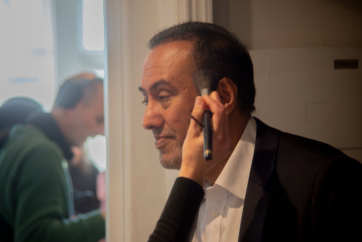 MayFilmworks's tweet image. ODILE Pilot – A true privilege working with veteran British actor Sanjiv Hayre (aka HODA’s cousin, bluntly racist businessman, SANJEY). Sanjiv's been committed to the project since 2013, when it was first launched! Photos credits: Jason Yip 
#OdileTVSeries #grittyfamilydrama🙏💋