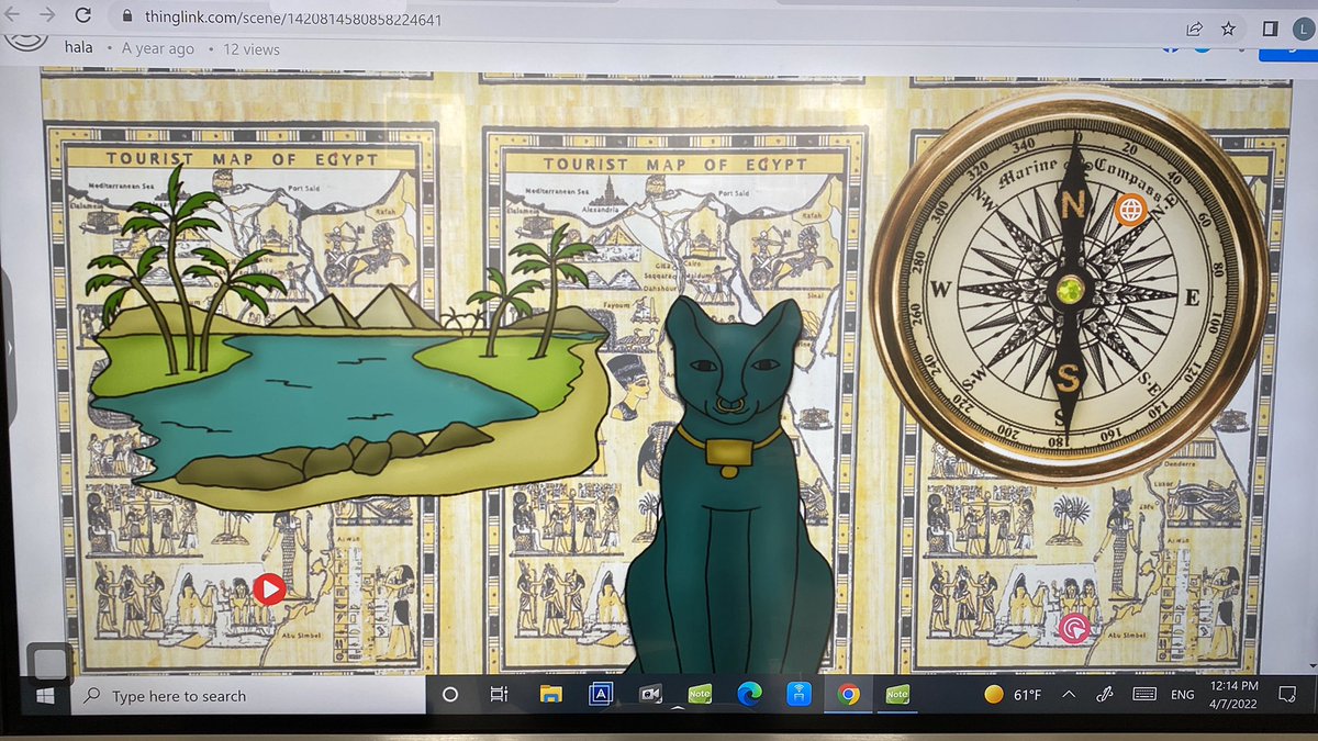 Halahsleiman1's tweet photo. After #preassessing what they know about the past, and showing a lot of interest in mummies, dinosaurs, and ancient times.. we decided to visit the fascinating Museums in Liverpool ( virtually) using @ThingLink as a first stop in the unit! Learners were #engaged and #provoked ! https://t.co/EIQ4pLmKN4