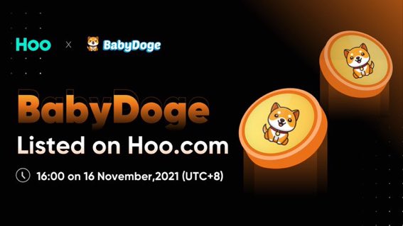 Don’t forget #BabyDogeCoin is available on <a href="/Hoo_exchange/">Hoo.com</a> 

hoo.com/innovation/bab…