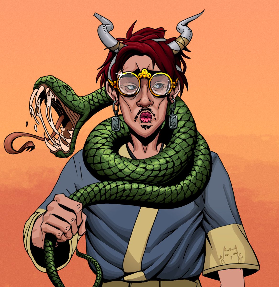 Nice to see the Quality of art on $Solana improving 

Excited to mint some <a href="/DegenDojoNFT/">Degen Dojo NFT {⛩️}</a> on the 9th 🔥