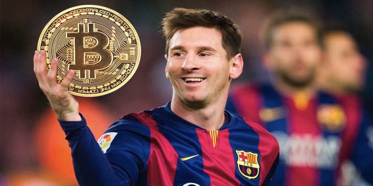 Like LeBron James and Tom Brady, Messi has decided to put his name behind Socios.com, a blockchain-based company that allows fans to buy and trade digital tokens related to their favourite teams and athletes. (Sorry if the shirt offends) #Messi #PSG #FCB #XRP #socios
