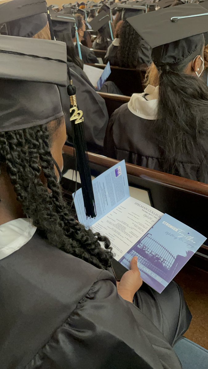 SpelmanCollege's tweet image. Happening now: The 141st #SpelmanFoundersDay Convocation. Watch here: facebook.com/spelmancollege