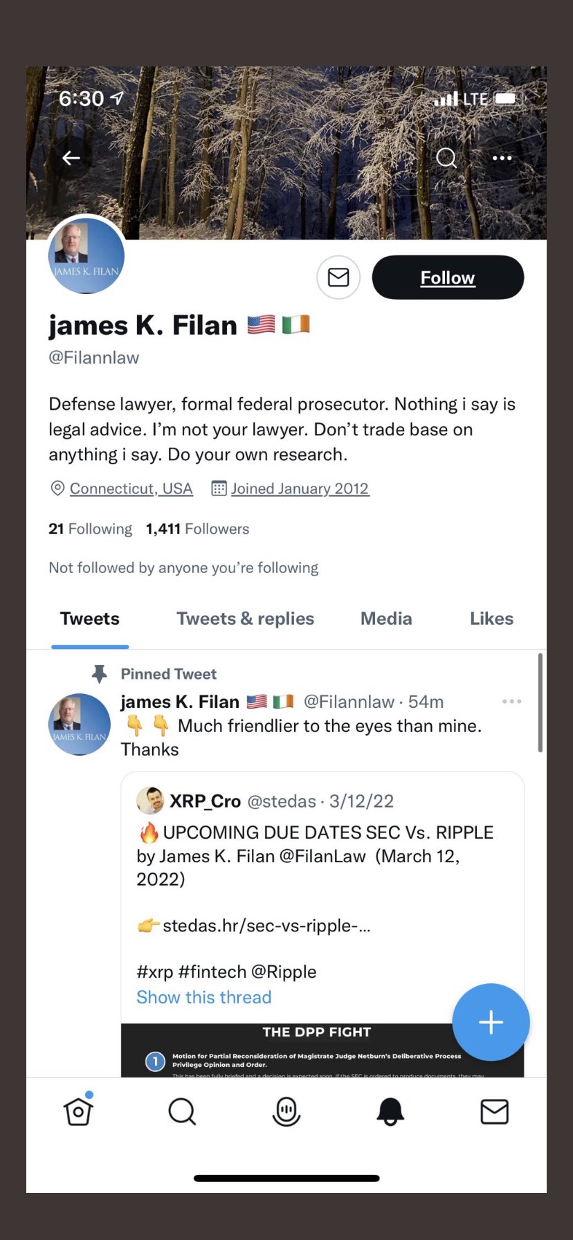 James K. Filan 🇺🇸🇮🇪 on Twitter XRP If you guys could