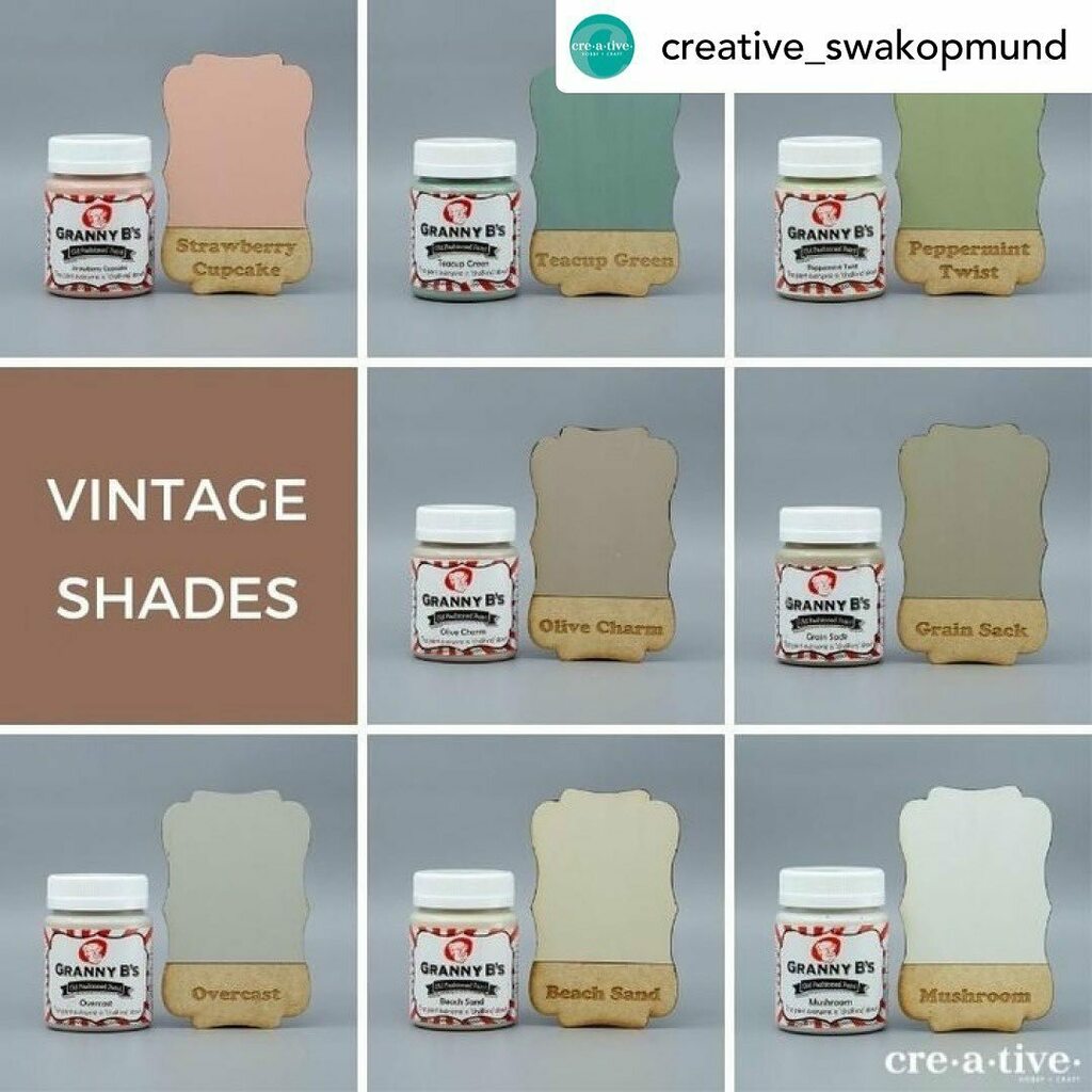 GrannyB_Paint's tweet photo. Posted @withregram • @creative_swakopmund These are soo gorgeous!
In store or online (https://t.co/6gjZPMF7Mv)
.
.
#grannyb #grannybnamibia #vintageshades #chalkpaint #creativenamibia #pandorasboxswakopmund #creativeswakopmund https://t.co/bIPkyA6VZ6 https://t.co/vJDofKddaQ