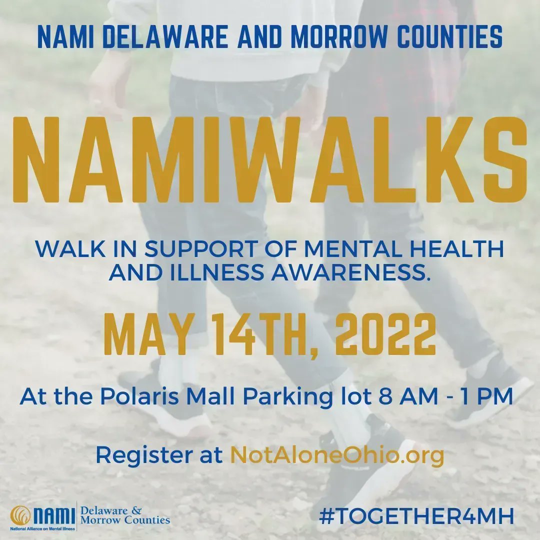 Our NAMIWalks/NAMIFest event is perfect way to spend a fun weekend with the family with over 40 vendors, bounce houses, mini horses, live entertainment, and so much more! Don't waste any more time and register today at NotAloneOhio.org! 💙