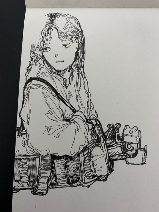 一発描きの落書きちゃんが思ったより可愛かったから供給 