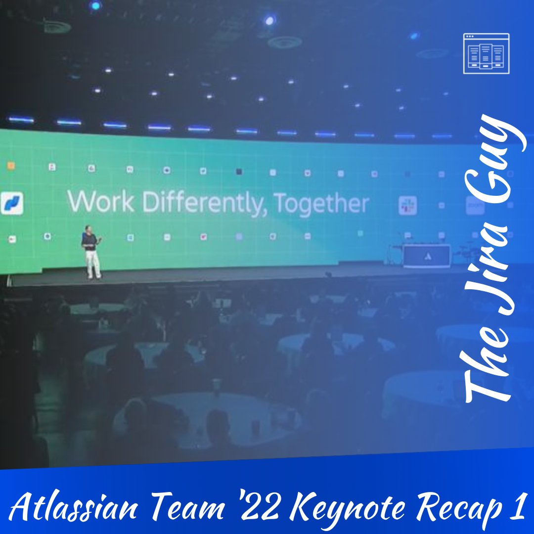 theJiraguy's tweet photo. #AtlassianTeam22 is Live, and we have our First of three #Recaps pieces to be released.  Centered Around Atlas, Analytics, Confluence, Trello, and @Jira Work Management, there are so many new things for us to talk about! What has you excited! @Atlassian
https://t.co/AnwcGYHlY5 https://t.co/dX7PhcV3SA