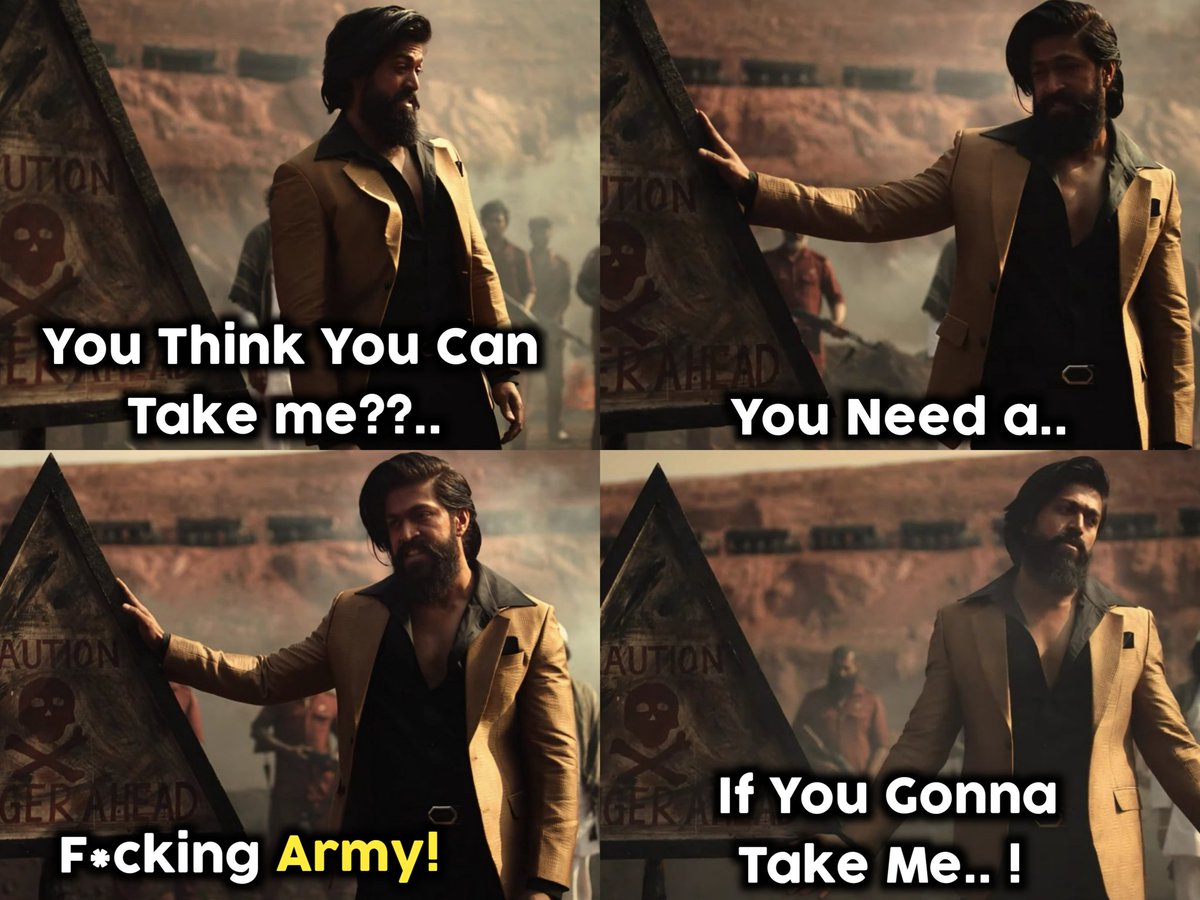 You Need a F*cking Army If you gonna Take me 🔥

#YashBOSS #KGFChapter2 #KGF2onApril14