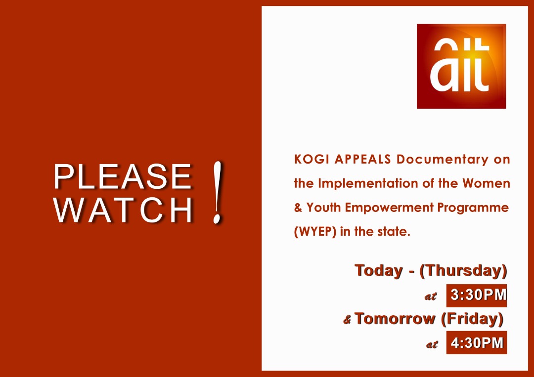 AppealsKogi's tweet photo. Please, watch our documentary on the WYEP implementation progress in Kogi state. https://t.co/7x6Y8yPK3B