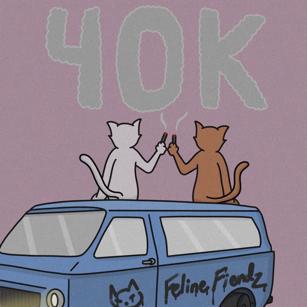 WOW. 40,000 FIENDZ ON TWITTER! 

THANK YOU SO MUCH ❤️