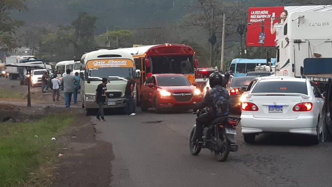  Honduras paro de transporte lugares