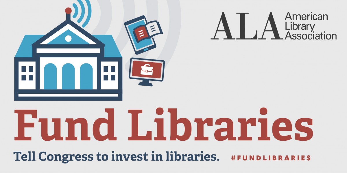 Library advocates nationwide stand together on #TakeActionforLibrariesDay on Thursday, April 7th, 2022, and call on our elected officials to keep #LibrariesStrong with sustainable federal funding, because we all know that strong libraries make strong communities.