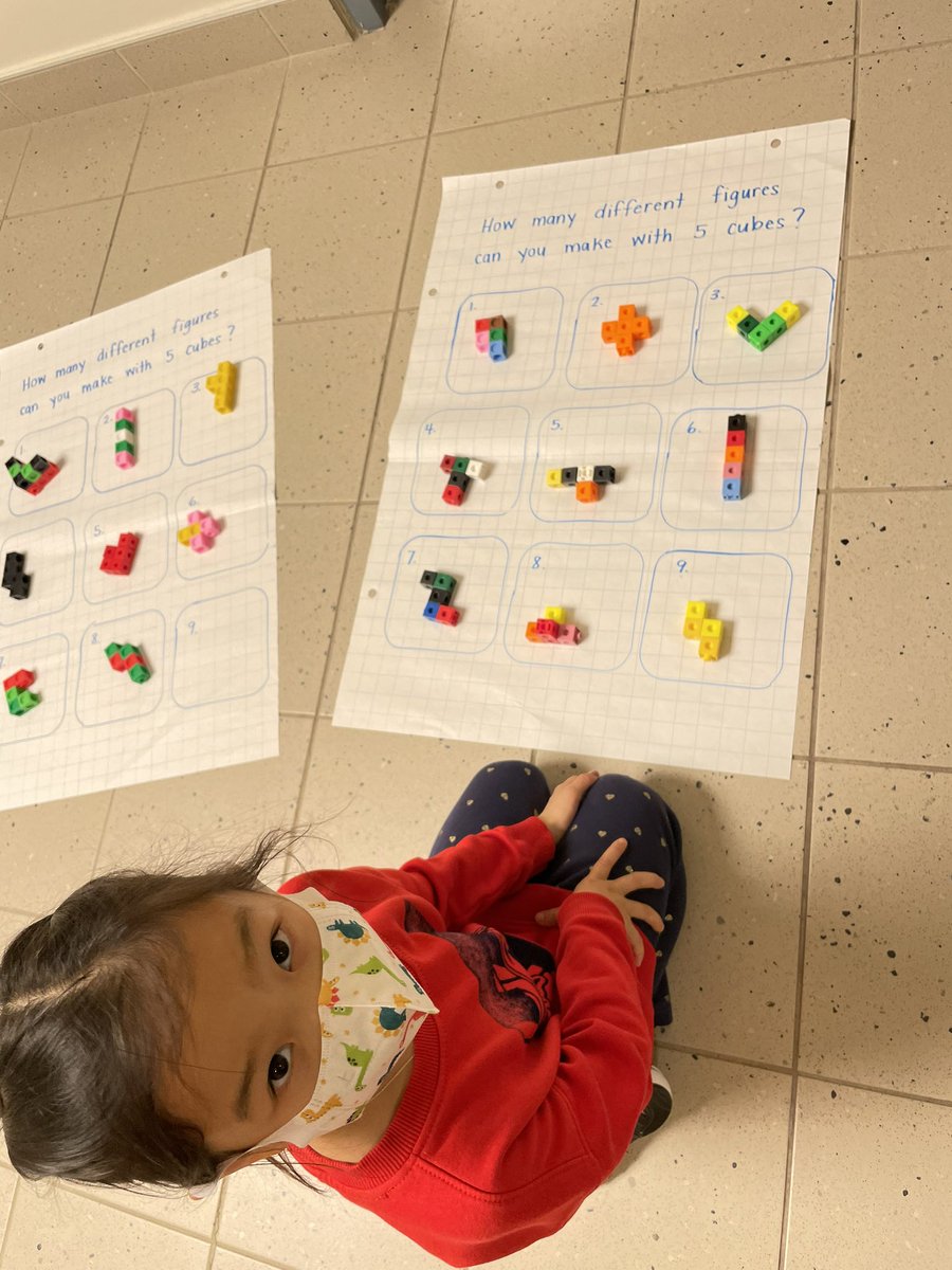 mrs_bennettkhps's tweet image. Our spatial concept challenge encouraged students to consider the relationship and the position of cubes. A few of Ss placed a creation on top of another to determine if it was the same. Some Ss noted, ‘it looks like a T or a Z’. #SpatialConcepts #problemsolving @KanataHighlands
