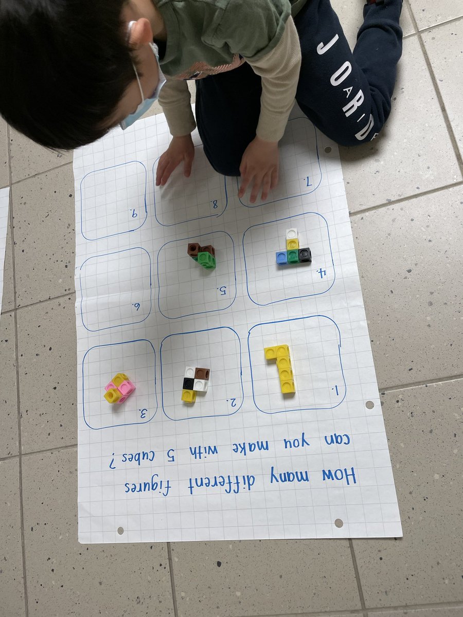 mrs_bennettkhps's tweet image. Our spatial concept challenge encouraged students to consider the relationship and the position of cubes. A few of Ss placed a creation on top of another to determine if it was the same. Some Ss noted, ‘it looks like a T or a Z’. #SpatialConcepts #problemsolving @KanataHighlands