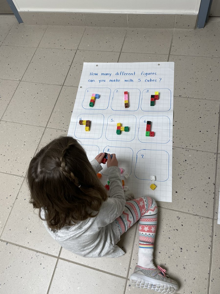 mrs_bennettkhps's tweet image. Our spatial concept challenge encouraged students to consider the relationship and the position of cubes. A few of Ss placed a creation on top of another to determine if it was the same. Some Ss noted, ‘it looks like a T or a Z’. #SpatialConcepts #problemsolving @KanataHighlands