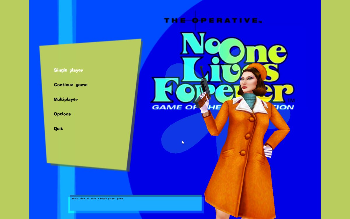 HG_101's tweet image. The Operative: No One Lives Forever, a 60s spy movie spoof from Monolith, and one of the best FPS games of the early 2000s hardcoregaming101.net/the-operative-…