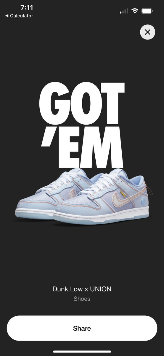 Clement23's tweet photo. Well this is a first #SNKRS https://t.co/Eky7BSlLHB