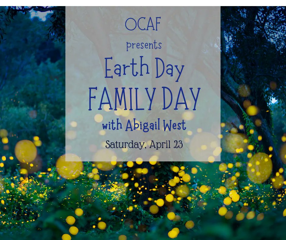 OCAFDirector's tweet photo. On Saturday, April 23, Athens-based artist Abigail West will lead two free Earth Day art workshops at OCAF, transforming reclaimed materials into works of art. Both workshops are free and will occur simultaneously from 11 a.m.- 3 p.m.  All supplies and materials are provided. https://t.co/mQy5uuNT8S