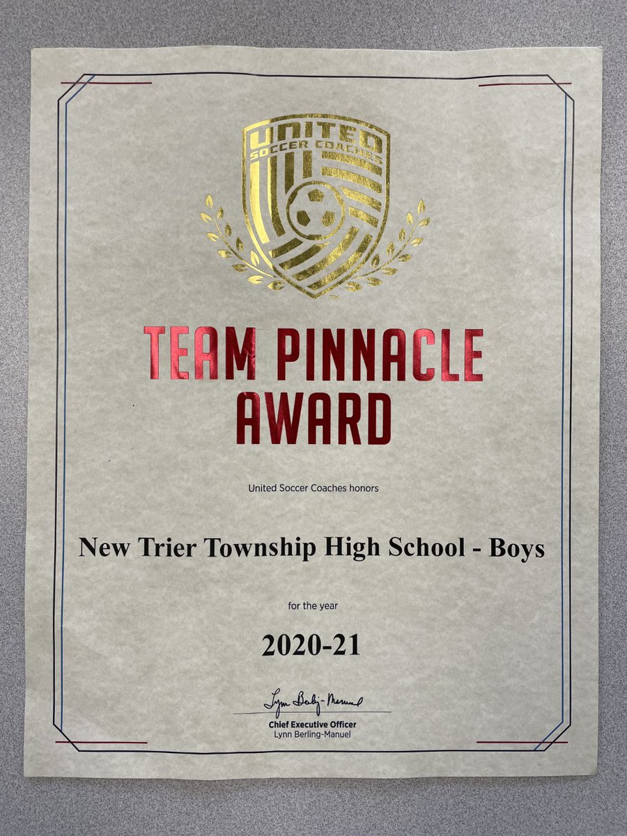 ntbs_official's tweet photo. Proud to announce that the Spring 2021 @NTBVS squad was 1 of 49 teams in the country to earn the @UnitedCoaches "Team Pinnacle Award" 💪 

In order to earn this award...

🧠 Team Academic Award
😇 Team Ethics Award
⚽️ .750+ winning percentage 

#GoTrevs #COYT #EveryMomentMatters https://t.co/7Y0Mp4yIeV