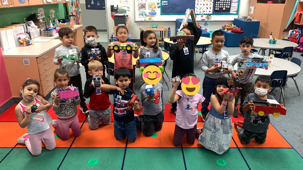 MrsCardenaaas's tweet image. Finished Transportation unit with a DIY vehicle project utilizing their imagination, recycled home items and their engineering skills. Observed, wrote, and measured their cars. @TeamRiverchase @PamNHenderson @CFBISD @DrChapmanCFBISD #cfbisdprek #stemprek #bilingualprek