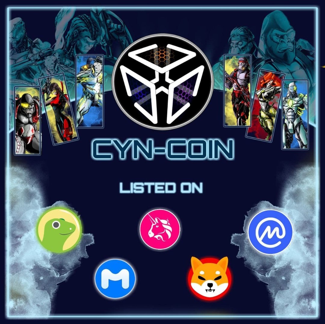 The word is spreading!!

Cyn coin is emerging, big news coming every day now through the weekend, get in while it's still early! 

0xa5522d6137ece774e8084bbf9c34398192ccdca5

The team has been working hard! 

#WEARECYN

#CryptoNews #cryptocurrecy #NFTCommmunity #Ethereum