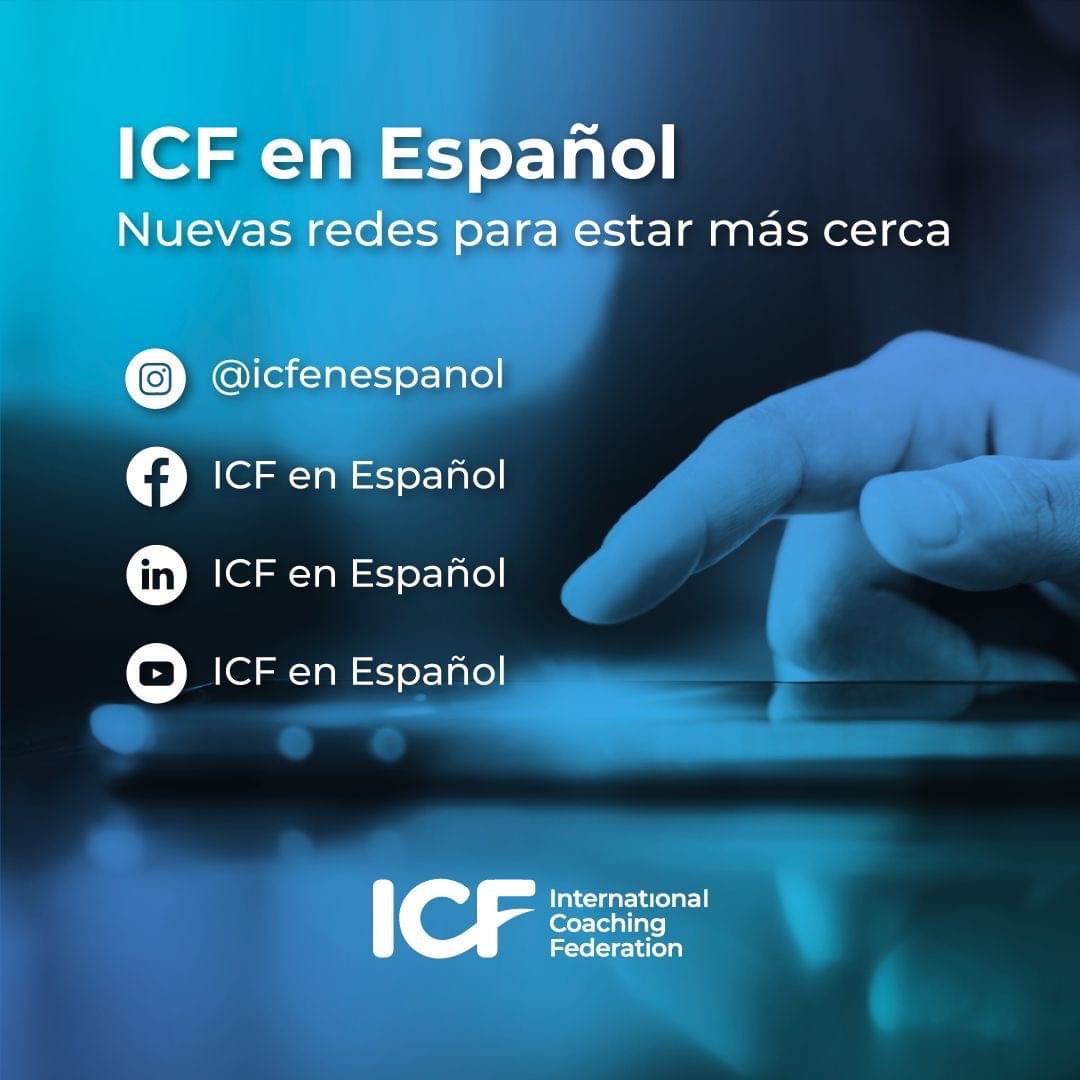 ICFHQ's tweet photo. You can now follow ICF in Spanish. No matter where you are in the world, we invite you to follow our social media channels in Spanish, if that is your preferred language. #ICFEnEspanol #ICFMembers https://t.co/OaVJQncZO9