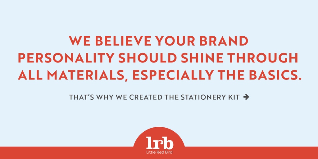 LilRedBirds's tweet photo. At LRB, we believe your brand should be carried through into the basics and the minor details. With our Stationery Kit, you’ll be able to make sure all of your communications are consistent &amp; create the best impression with custom-designed business cards, letterhead, &amp; envelopes. https://t.co/keozXUJkhR