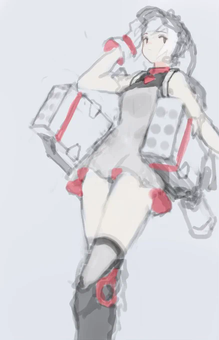 考え中 