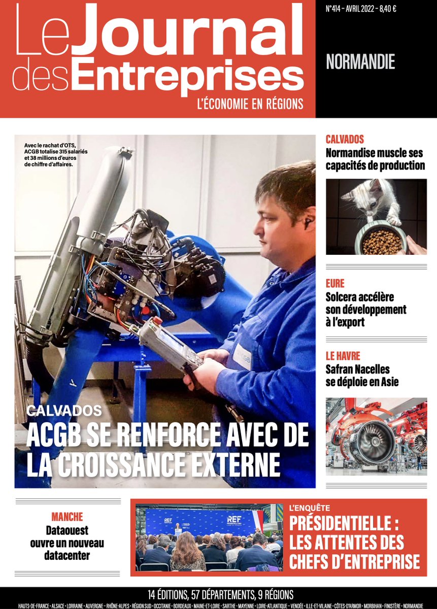 🔔Le numéro d’AVRIL (n°414) du <a href="/JEntreprises/">Jeriko Entreprises</a>  #Normandie est sorti ! 
#journaldesentreprises #journaldesentreprisesnormandie