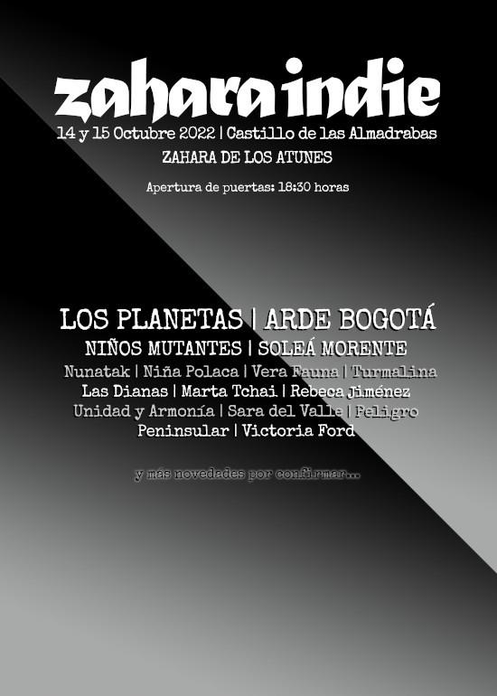 .<a href="/LosPlanetasGr/">Los Planetas</a> encabezan el cartel de la primera edición del festival <a href="/zaharaindie/">zaharaindie</a>, que se hará el 14 y 15 de octubre en el Castillo de las Almadrabas de Zahara de los Atunes. También estarán <a href="/arde_bogota/">ARDE BOGOTÁ</a>, <a href="/soleamorente/">solea morente</a>, <a href="/NinaPolaca/">NIÑA POLACA</a>, @ArmoniaUnida... youtu.be/e26PVqmDeL0