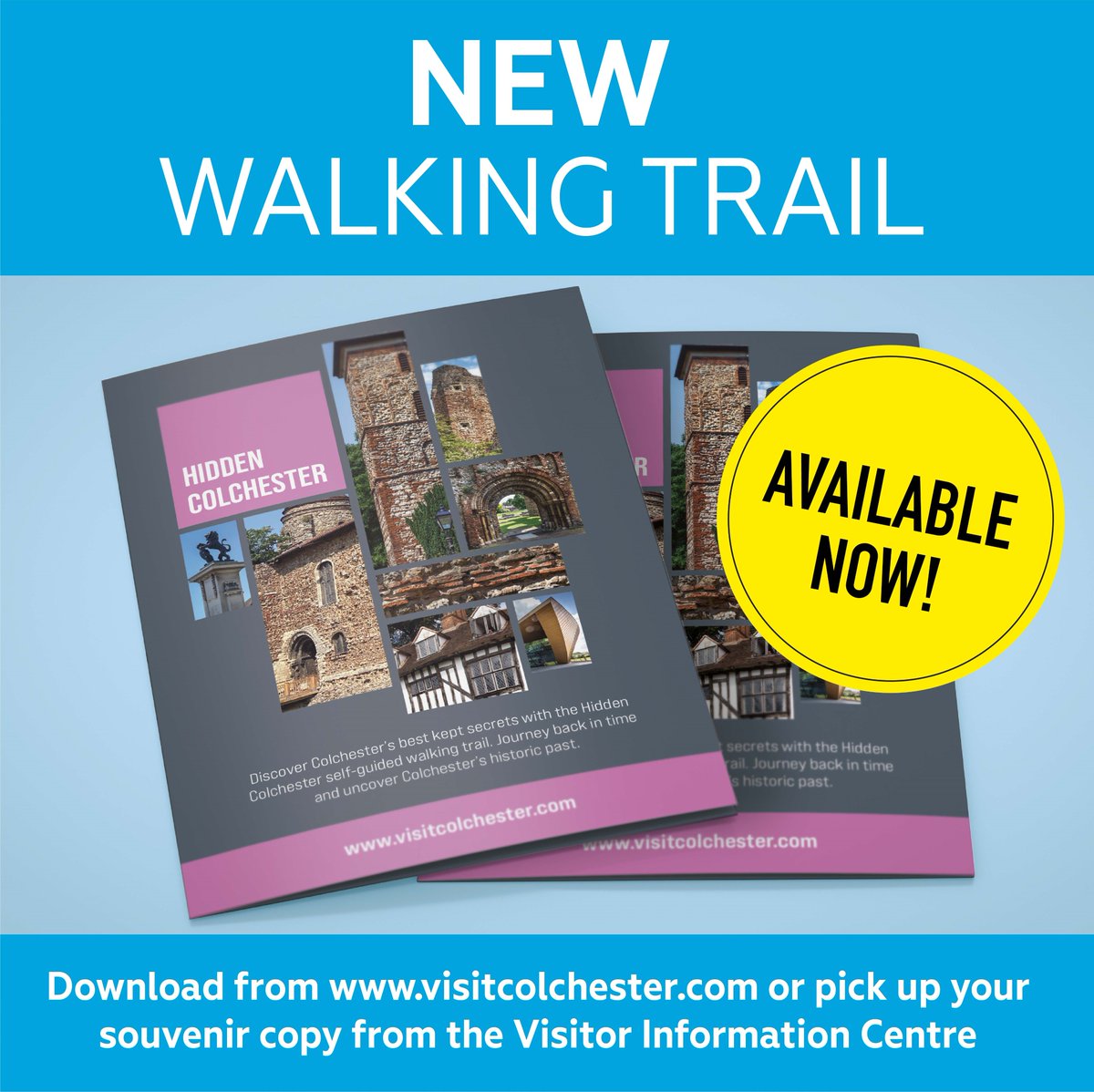 Discover #Colchester on foot this Easter, with the launch of two new walking trails!

Take a meander from Colchester to Wivenhoe
OR
Journey back in time and discover hidden Colchester!

visitcolchester.com/things-to-do/w…