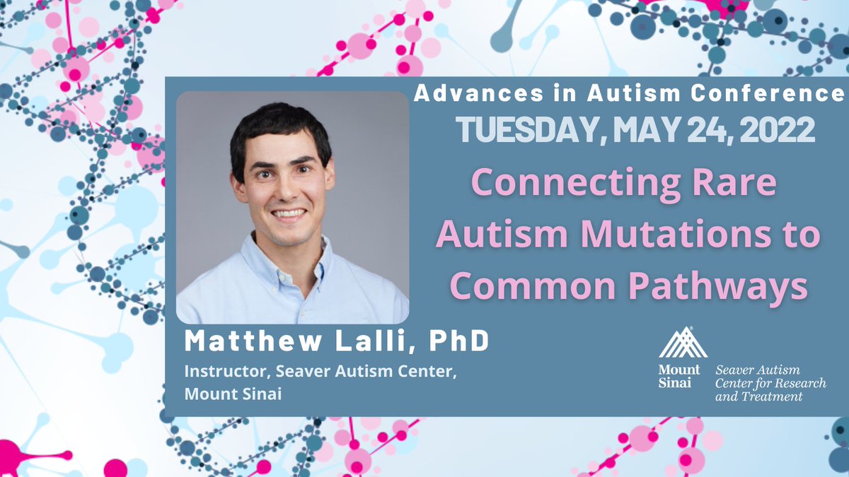 SeaverAutism's tweet photo. Get your tickets 🎟 to learn more from #SeaverTeam expert, @aMattScientist, at the #AdvancesInAutism Conference. 

Don't miss your chance to mingle with the speakers by securing a $50 in-person ticket or join online for free: https://t.co/KZ3hB5fSx1 
@IcahnMountSinai @SinaiBrain https://t.co/KMm9rkRniD