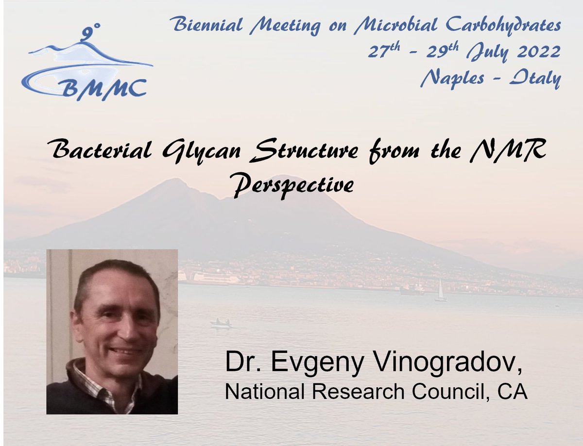 bmmc_9's tweet photo. We are pleased to announce that Dr. Evgeny Vinogradov will be giving a talk on Bacterial Glycan Structure from the NMR Perspective. Don’t miss the opportunity to follow it!! 

#9BMMC #glycotime #glycans #NMR #spectroscopy #structure https://t.co/U9k7LyQ3cw