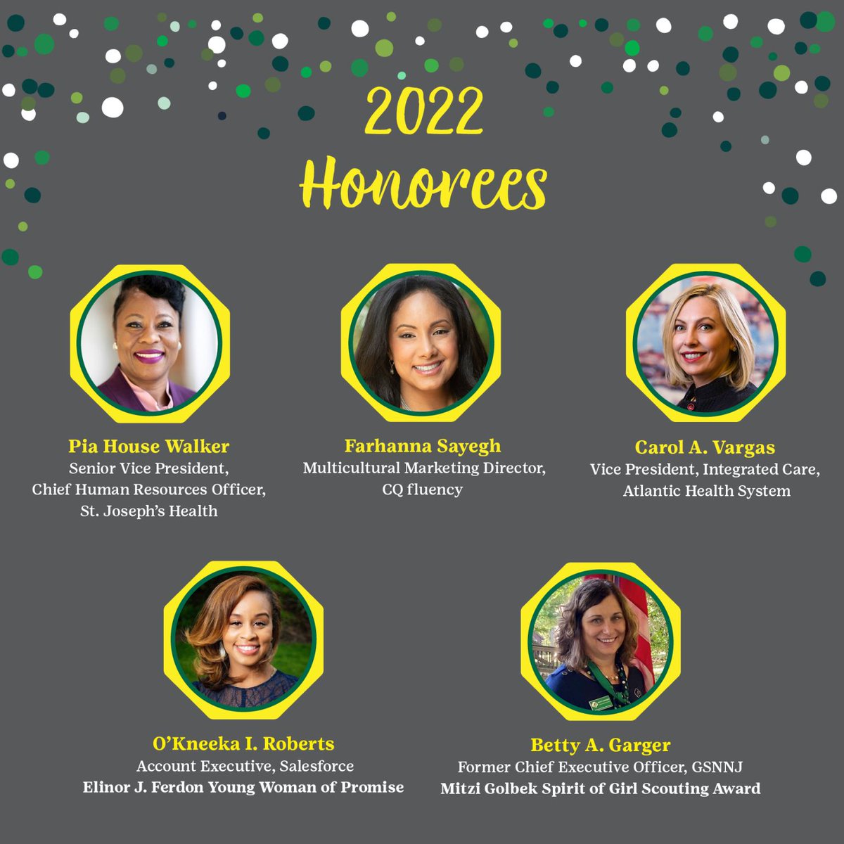 threeDprod's tweet photo. A fantastic night for Girl Scouts of NNJ and 5 superstar Women of Achievement. Grateful to Sandra Kenoff for choosing us to produce this. She is the perfect choice to lead GSNNJ into the future! Please support these girls. Silent auction is still open at https://t.co/Af1wEBH4Mt https://t.co/mvR8TJIPSG